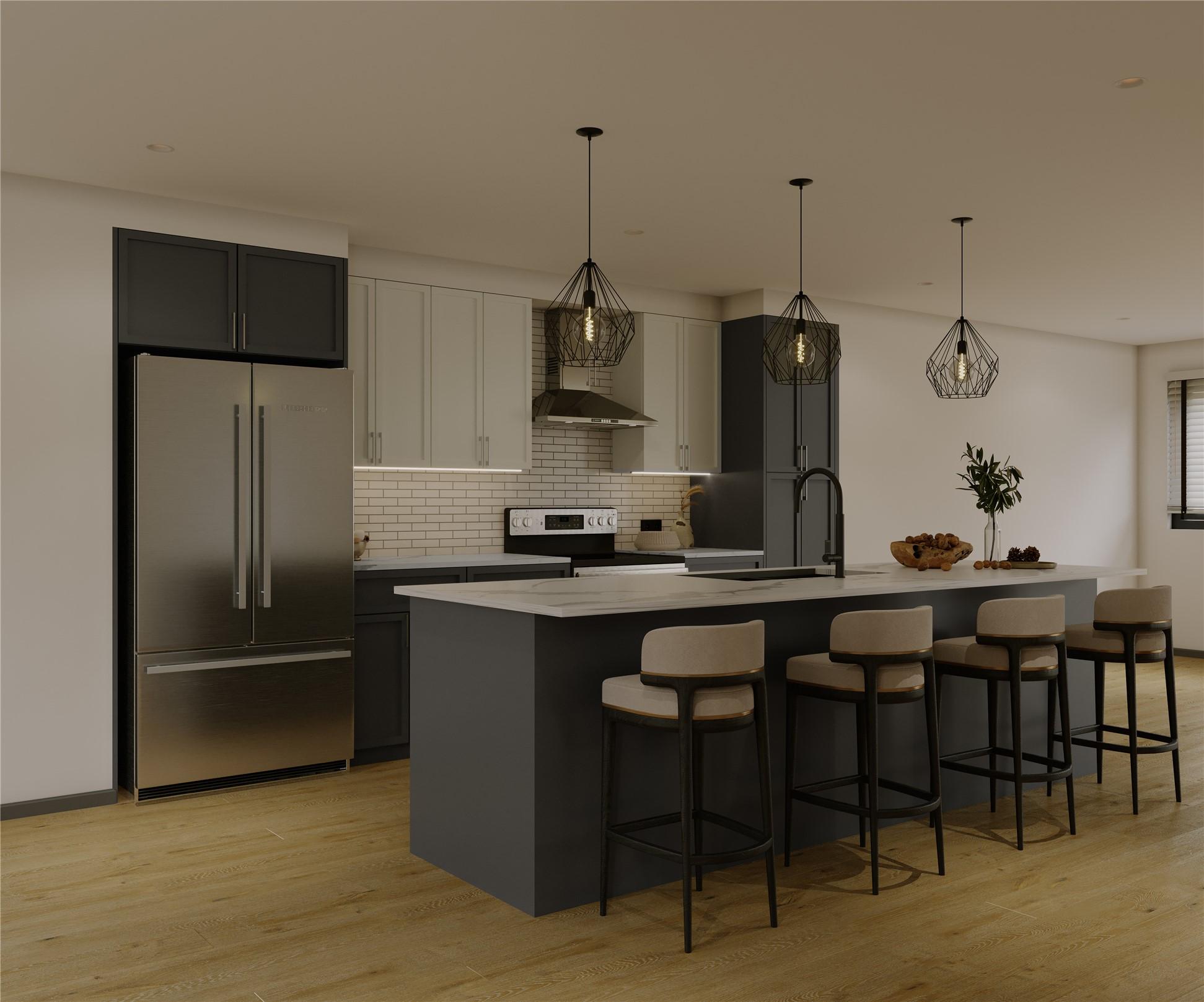 200-70 Boundary Street, Kimberley, BC - Indoor Photo Showing Kitchen With Upgraded Kitchen