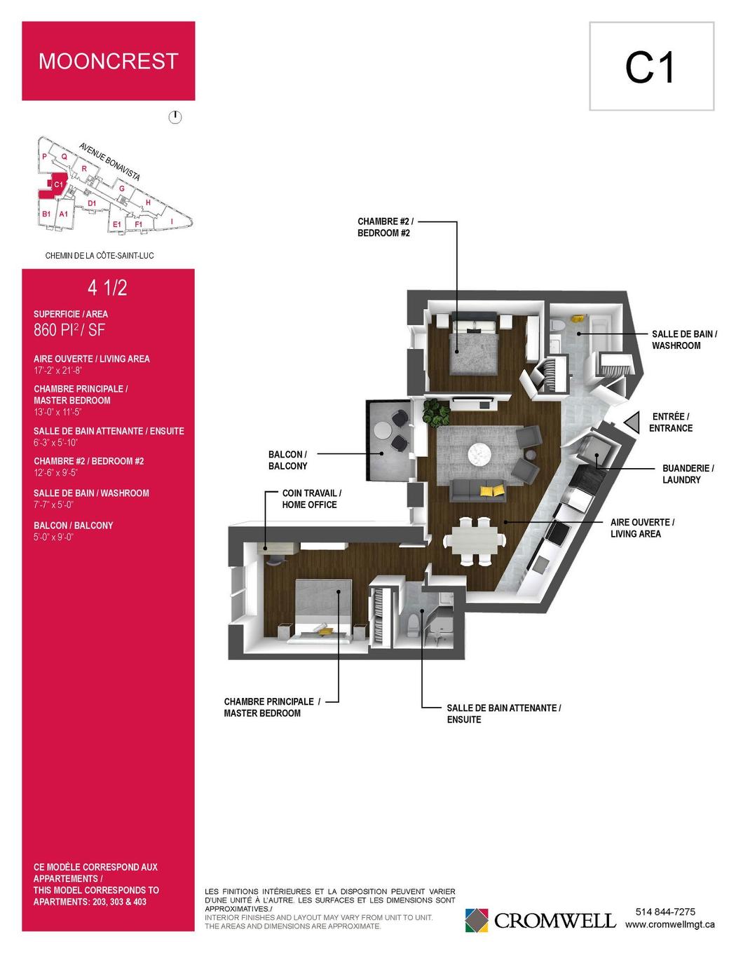 Autre - 310-4851 Ch. De La Côte-St-Luc, Montréal (Côte-Des-Neiges/Notre-Dame-De-Grâce), QC - Other