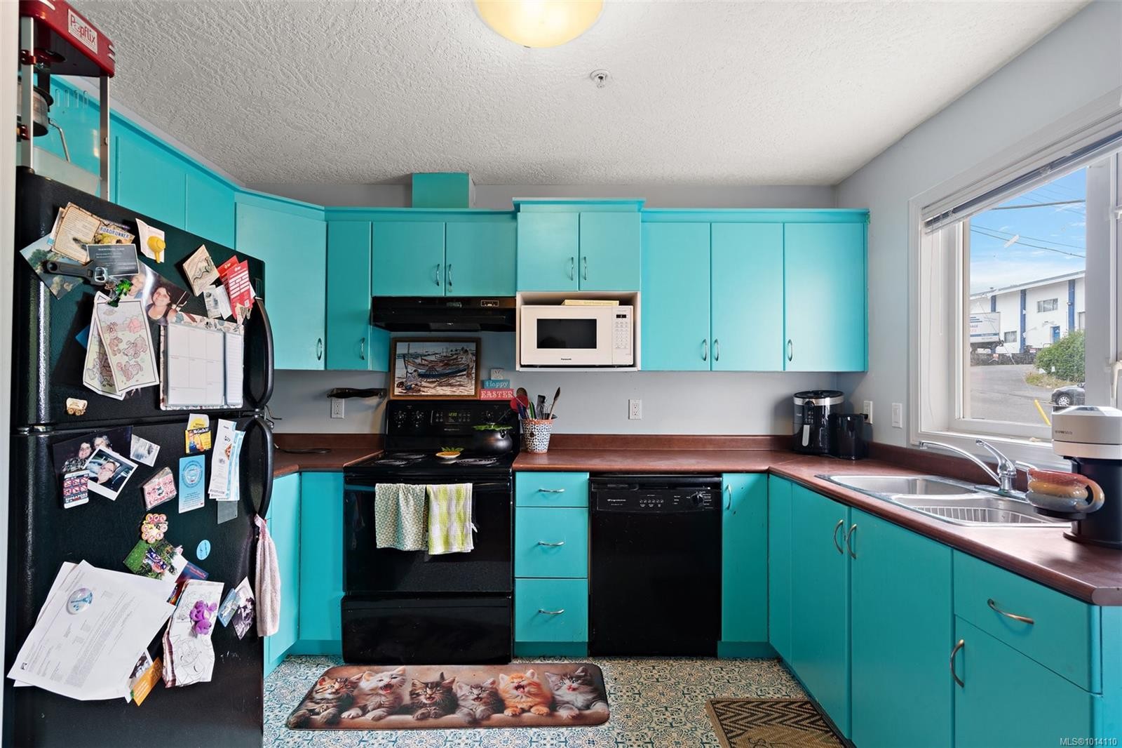 205-885 Ellery St, Esquimalt, BC - Indoor Photo Showing Kitchen With Double Sink