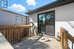 Sliding Door Walkout from Family Room to Deck -