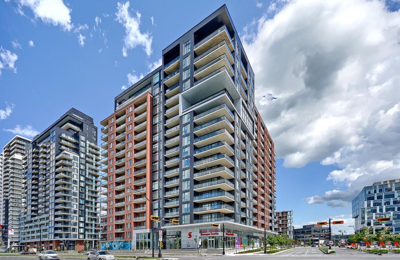 View - 1008-5905 Boul. Du Quartier, Brossard, QC - Outdoor With Facade