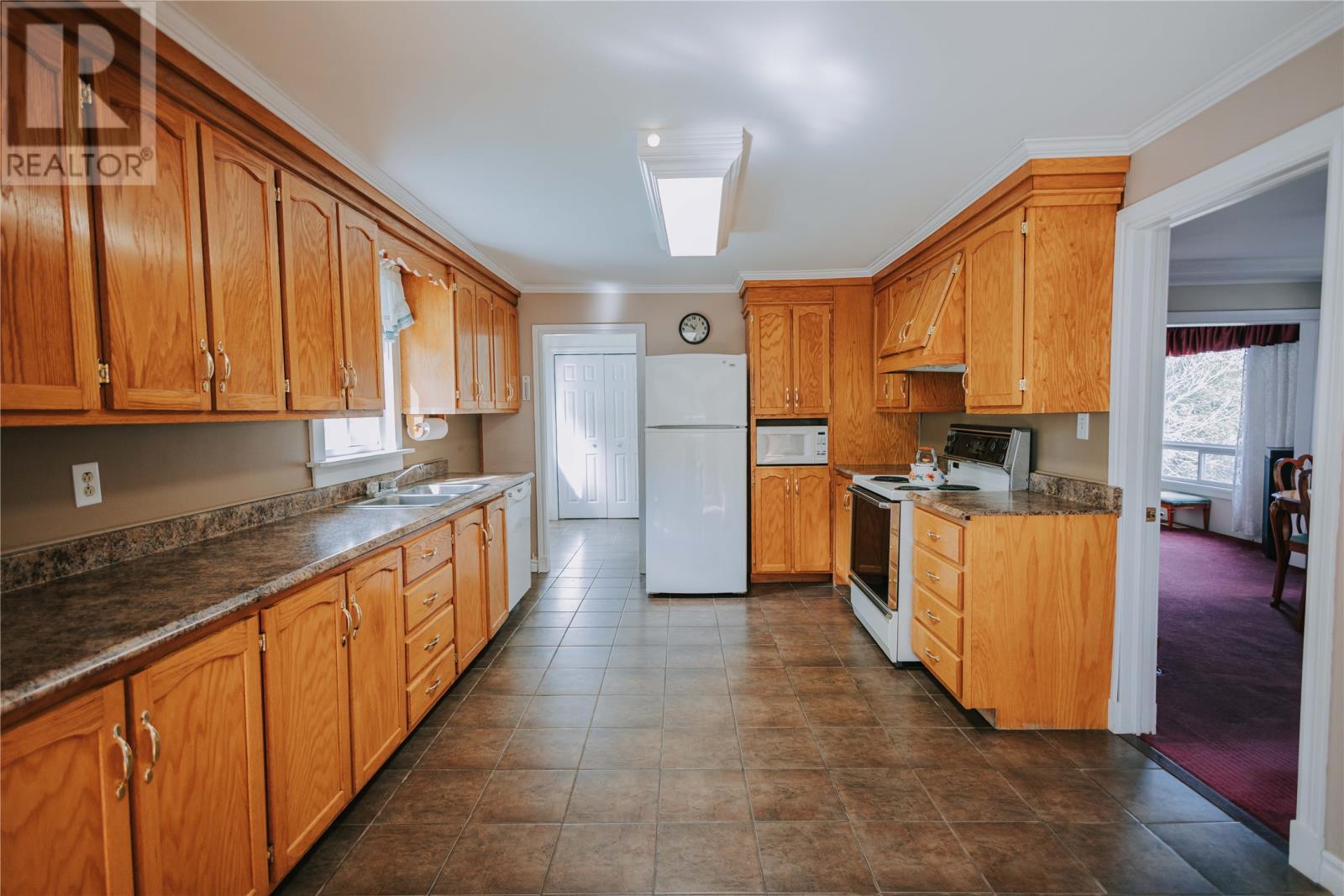 66 Riverhead Road, Corner Brook, NL - Indoor Photo Showing Kitchen With Double Sink