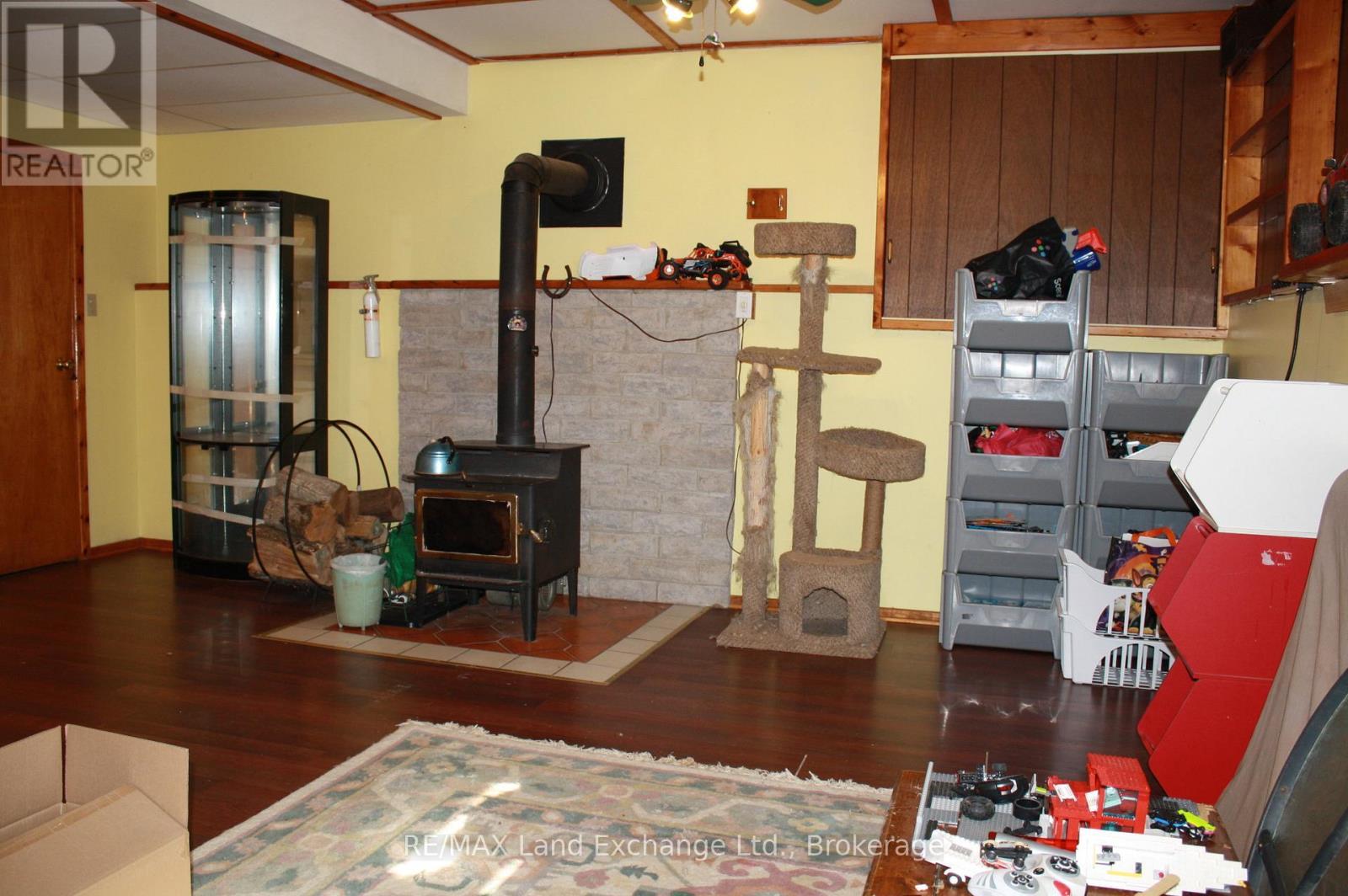 wood stove in basement - 315045 Highway 6 Rr1 Highway, West Grey, ON - Indoor