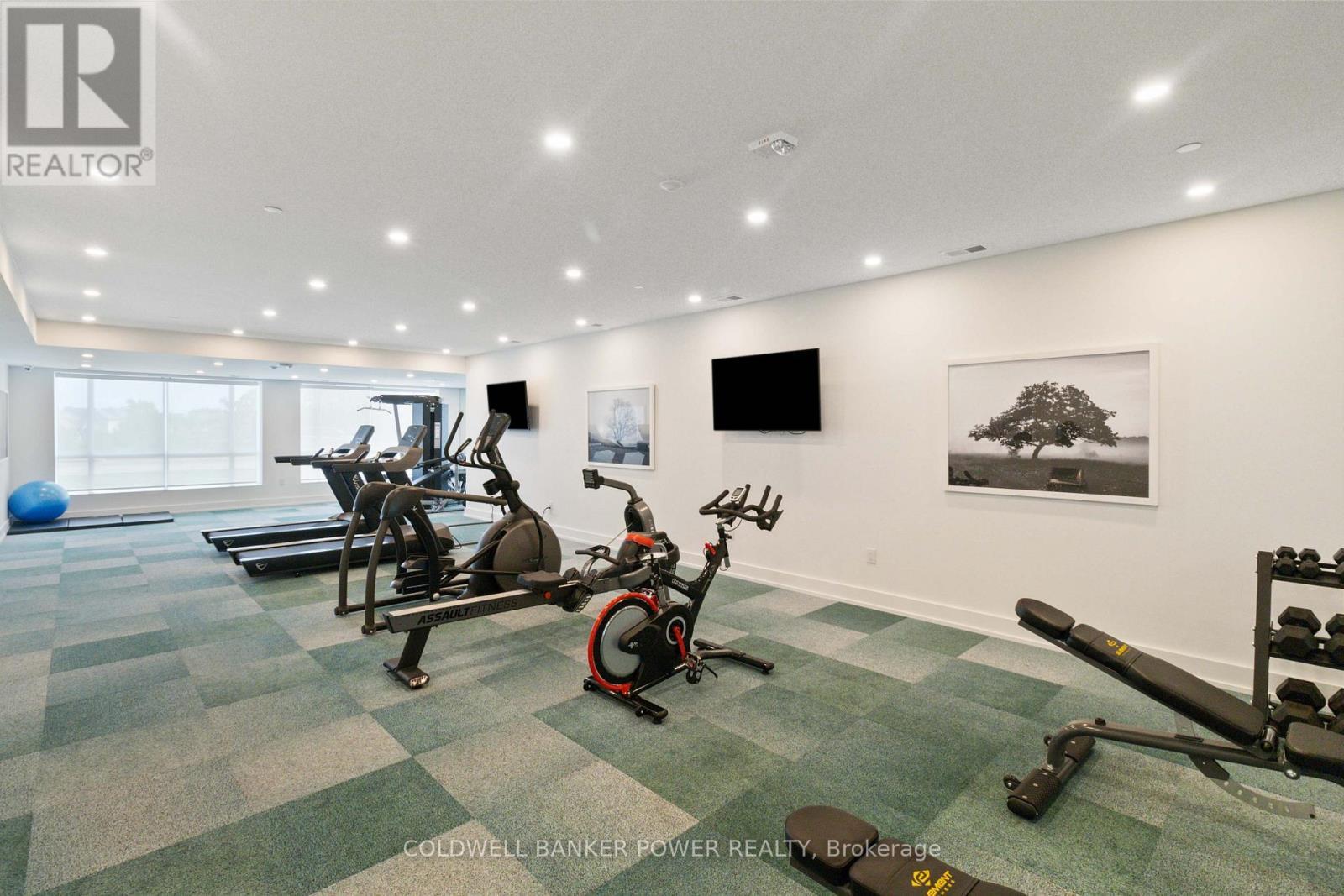 113 - 480 Callaway Road, London North (North R), ON - Indoor Photo Showing Gym Room