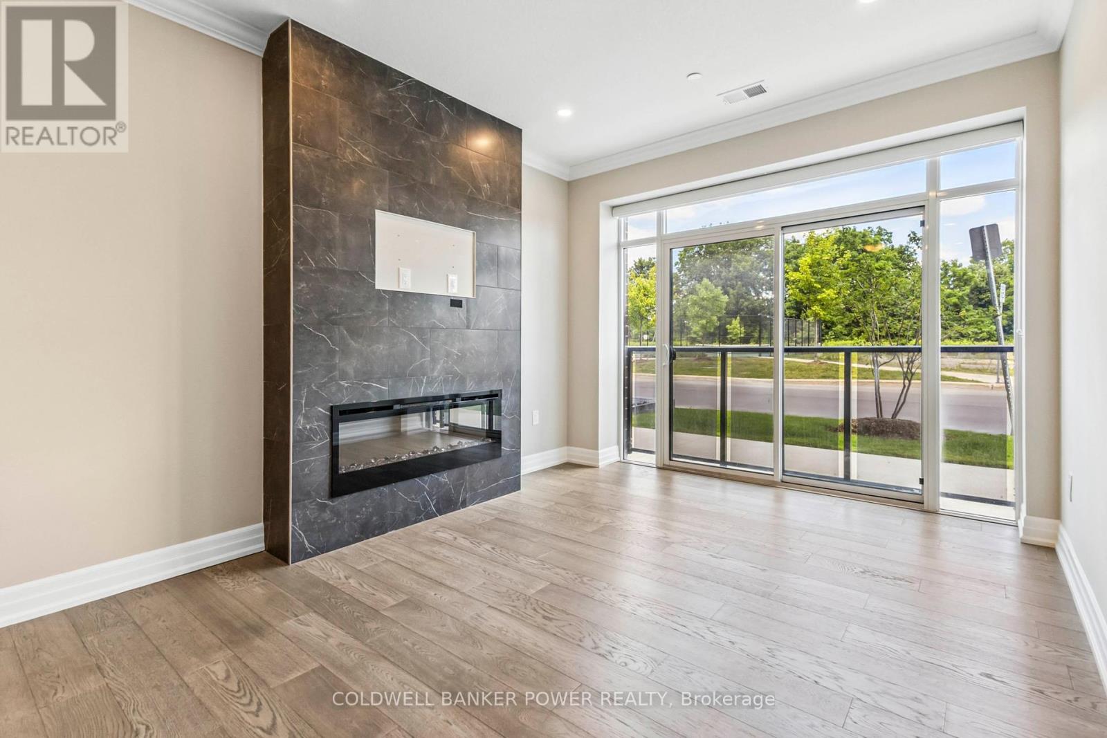 113 - 480 Callaway Road, London North (North R), ON - Indoor Photo Showing Living Room With Fireplace