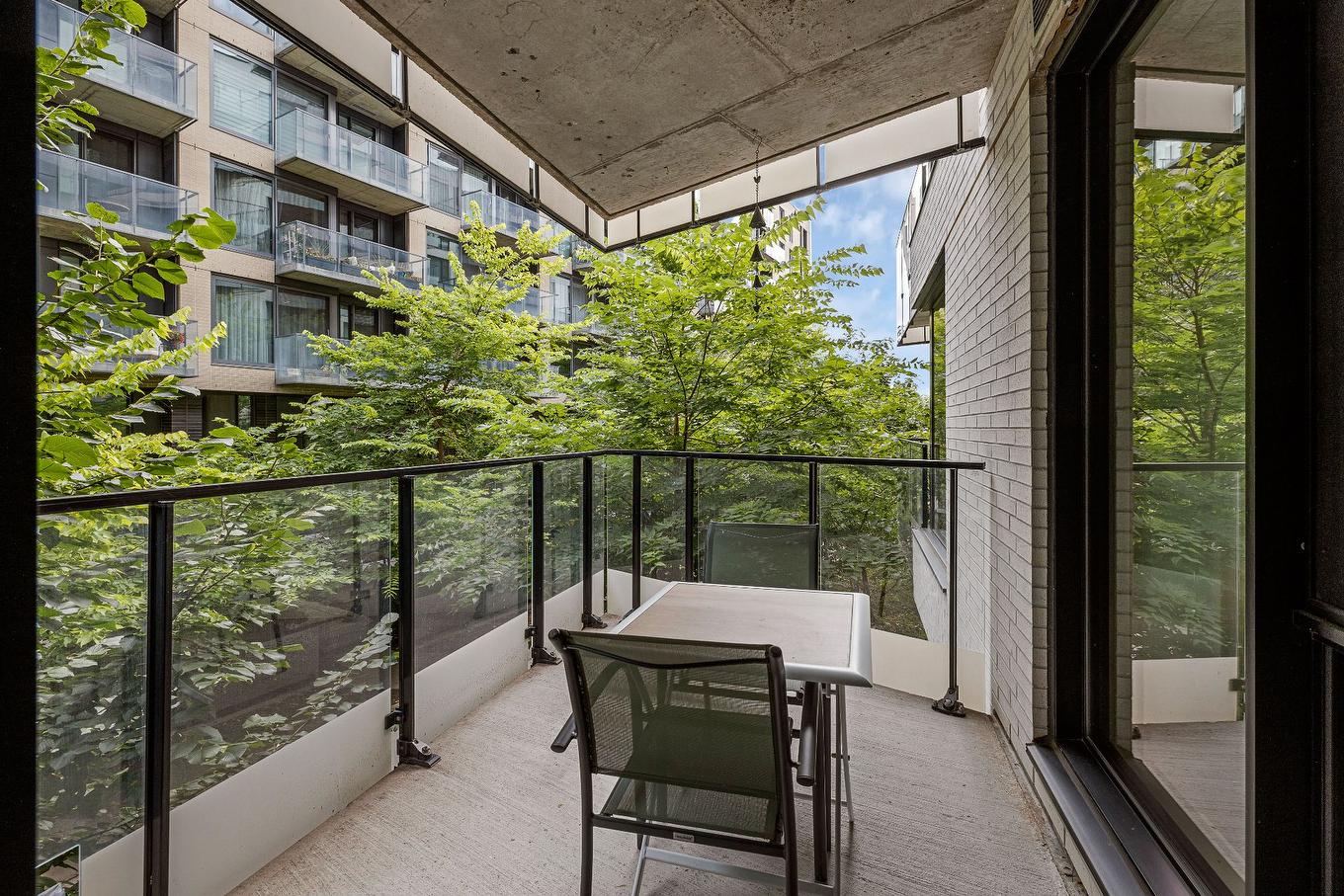 Balcony - 218-1550 Rue Des Bassins, Montréal (Le Sud-Ouest), QC - Outdoor With Balcony With Exterior