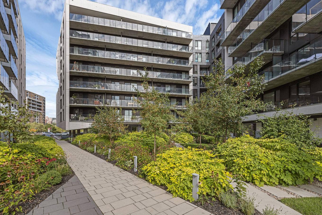 Backyard - 218-1550 Rue Des Bassins, Montréal (Le Sud-Ouest), QC - Outdoor With Balcony