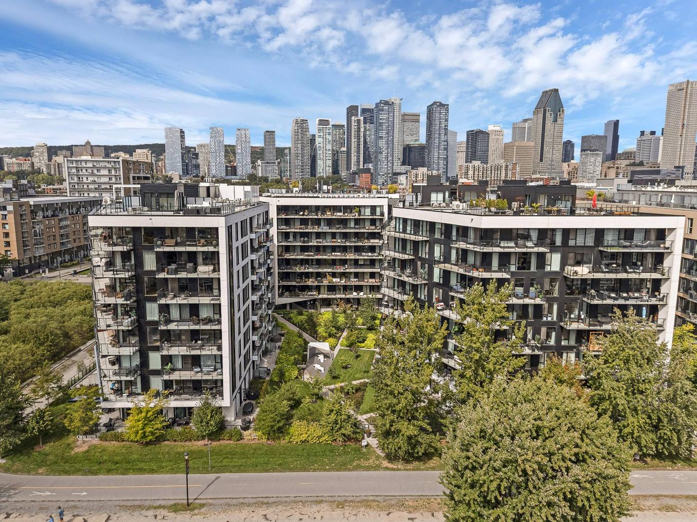 Aerial photo - 218-1550 Rue Des Bassins, Montréal (Le Sud-Ouest), QC - Outdoor With View