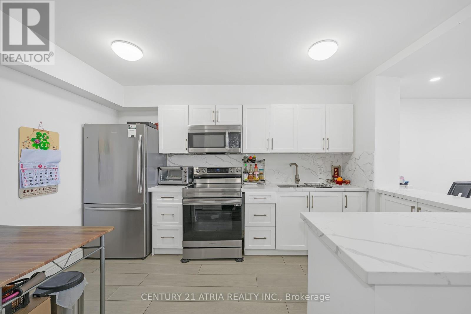 1102 - 10 Tobermory Drive, Toronto, ON - Indoor Photo Showing Kitchen With Double Sink