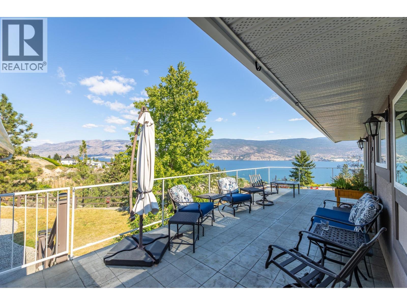 6318 Faircrest Street, Summerland, BC - Outdoor With Body Of Water With Deck Patio Veranda With View With Exterior