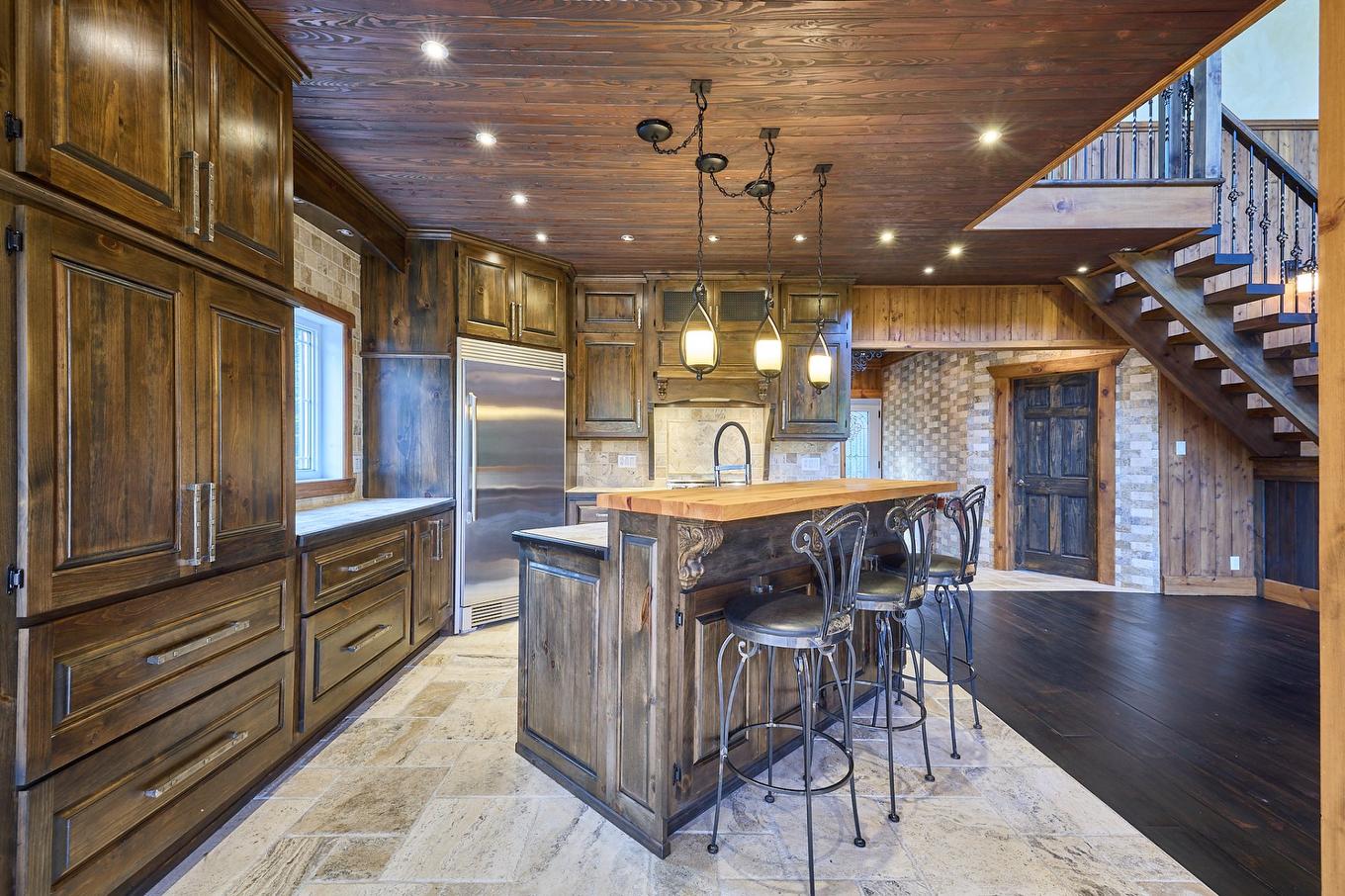 Kitchen - 22 Ch. Sigouin, Saint-Donat, QC - Indoor Photo Showing Kitchen With Upgraded Kitchen