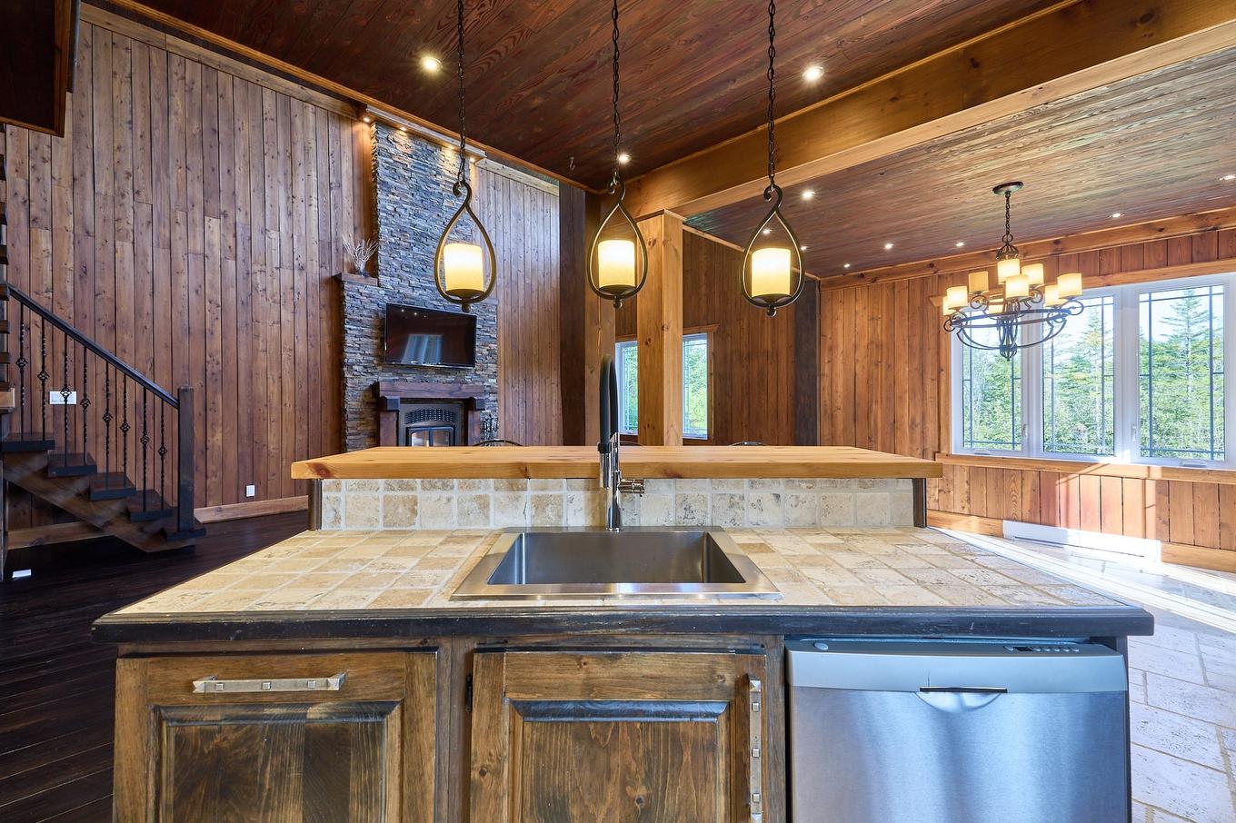 Kitchen - 22 Ch. Sigouin, Saint-Donat, QC - Indoor Photo Showing Kitchen