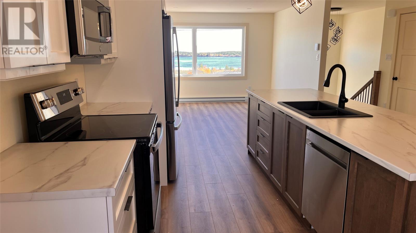 94 Island Cove Road, Bay Bulls, NL - Indoor Photo Showing Kitchen With Double Sink