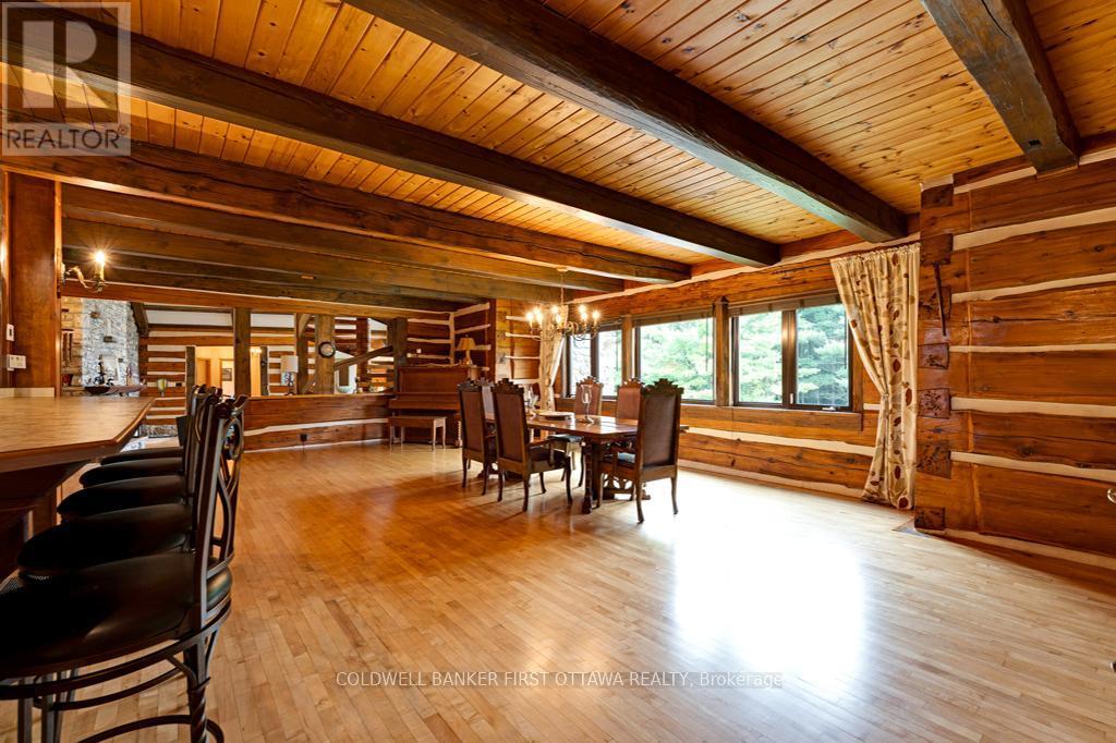 Dining room open to kitchen - 2499 Bathurst Concession 2 Road, Tay Valley, ON - Indoor Photo Showing Other Room