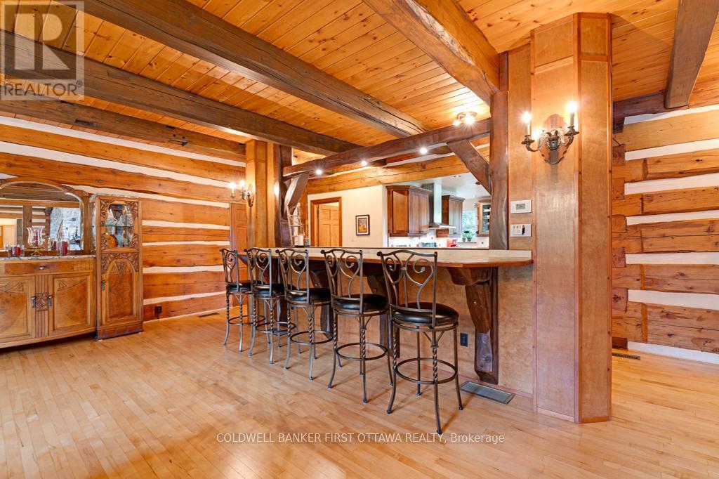 Kitchen breakfast bar - 2499 Bathurst Concession 2 Road, Tay Valley, ON - Indoor Photo Showing Other Room