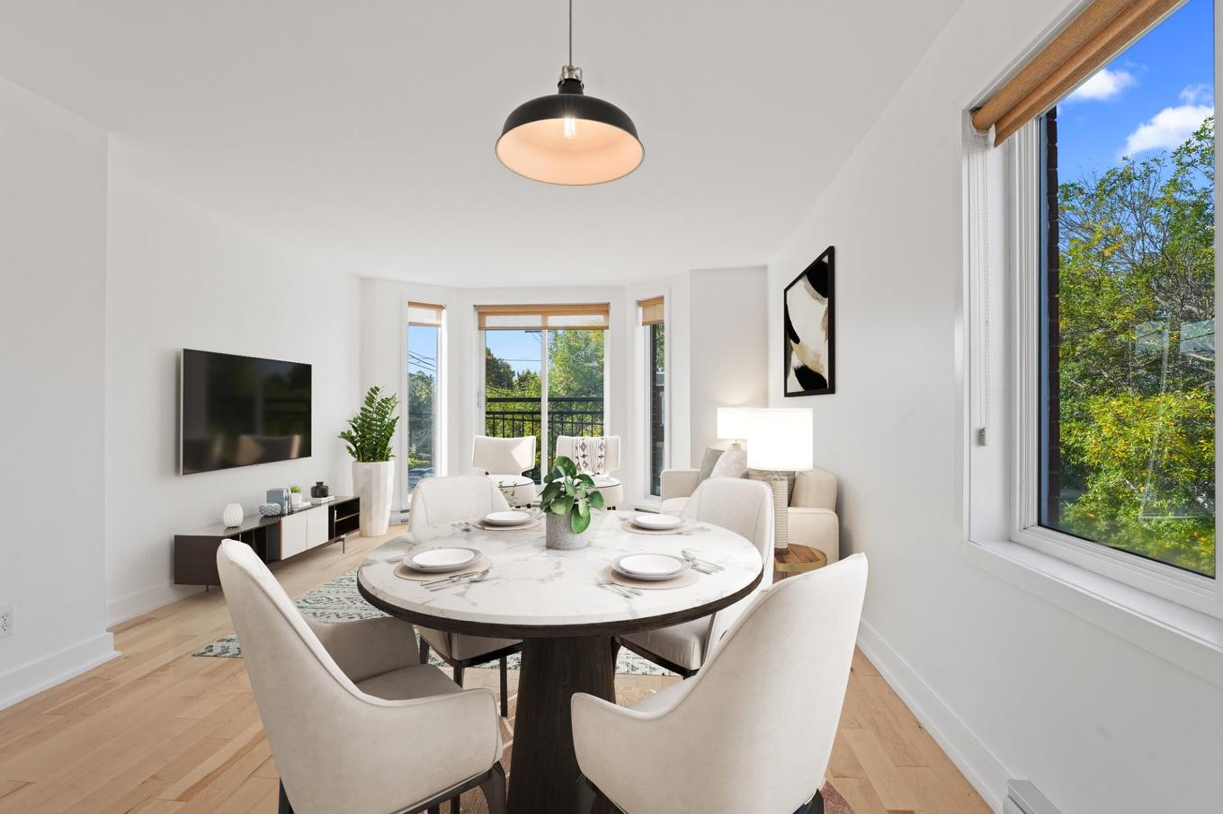 Salle à manger - 5-7371 17E Avenue, Montréal (Villeray/Saint-Michel/Parc-Extension), QC - Indoor Photo Showing Dining Room