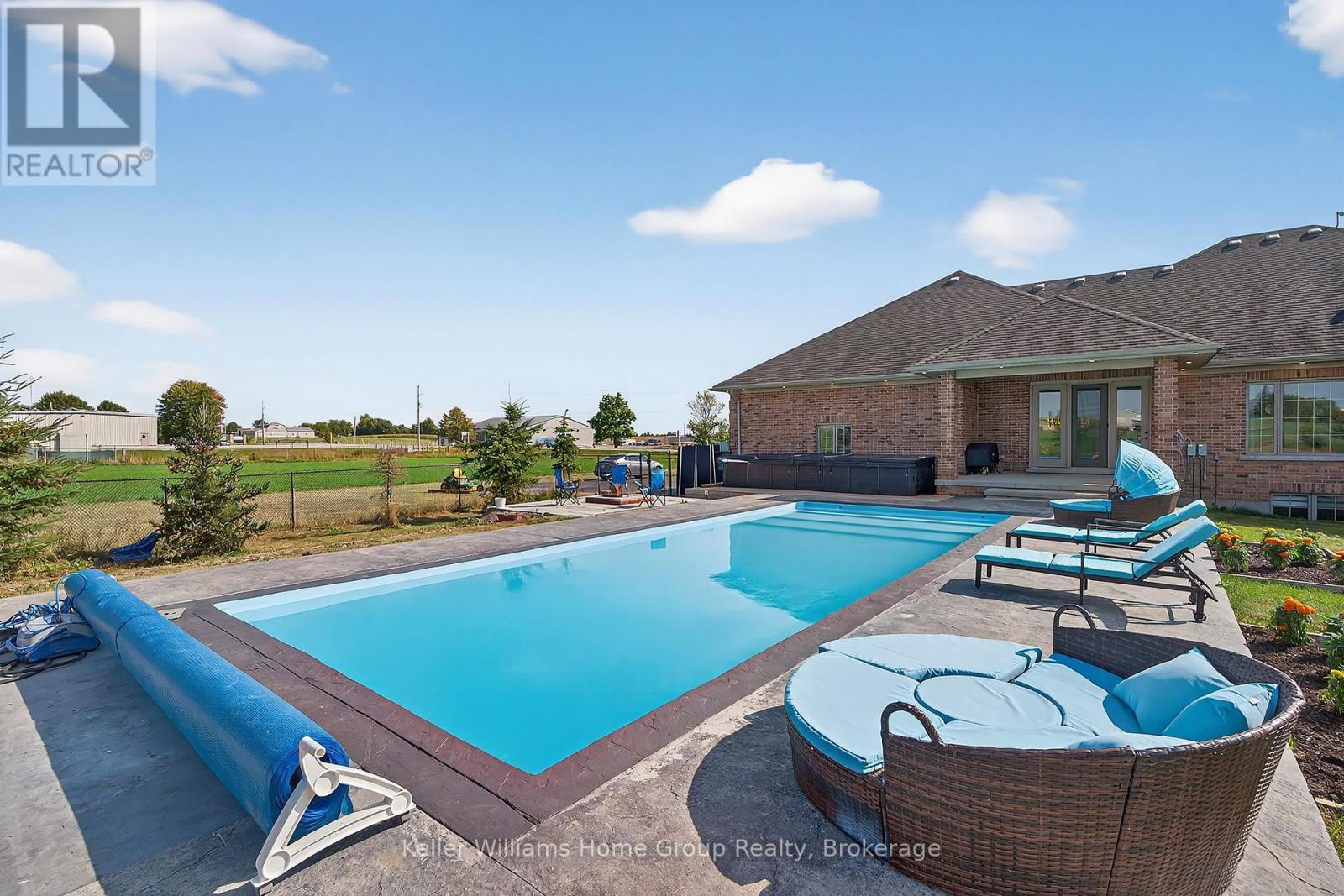 4659 Lobsinger Line, Wellesley, ON - Outdoor With In Ground Pool