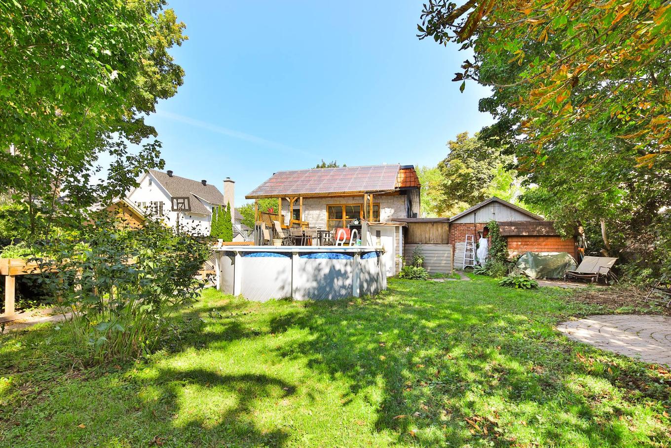 Cour - 2130 Av. Bourgogne, Chambly, QC - Outdoor With Above Ground Pool