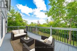 Deck of off family room - Virtually staged -