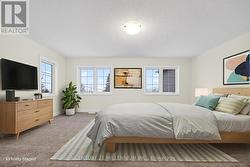 Primary Bedroom virtually staged -