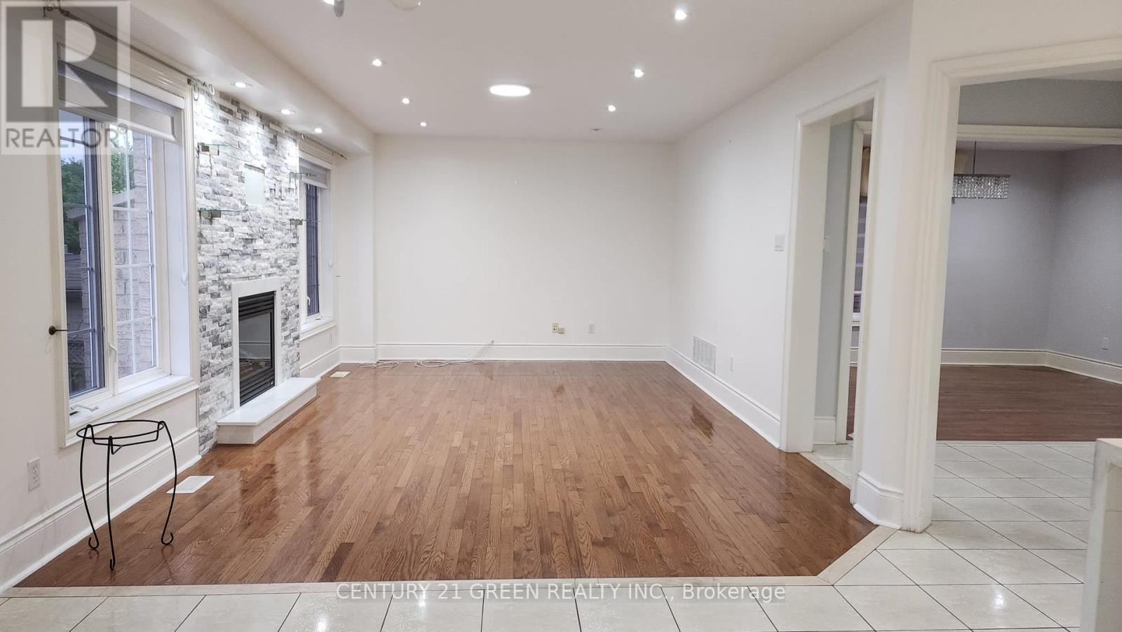 Upper Portion - 68 River Rock Crescent, Brampton, ON - Indoor Photo Showing Other Room With Fireplace