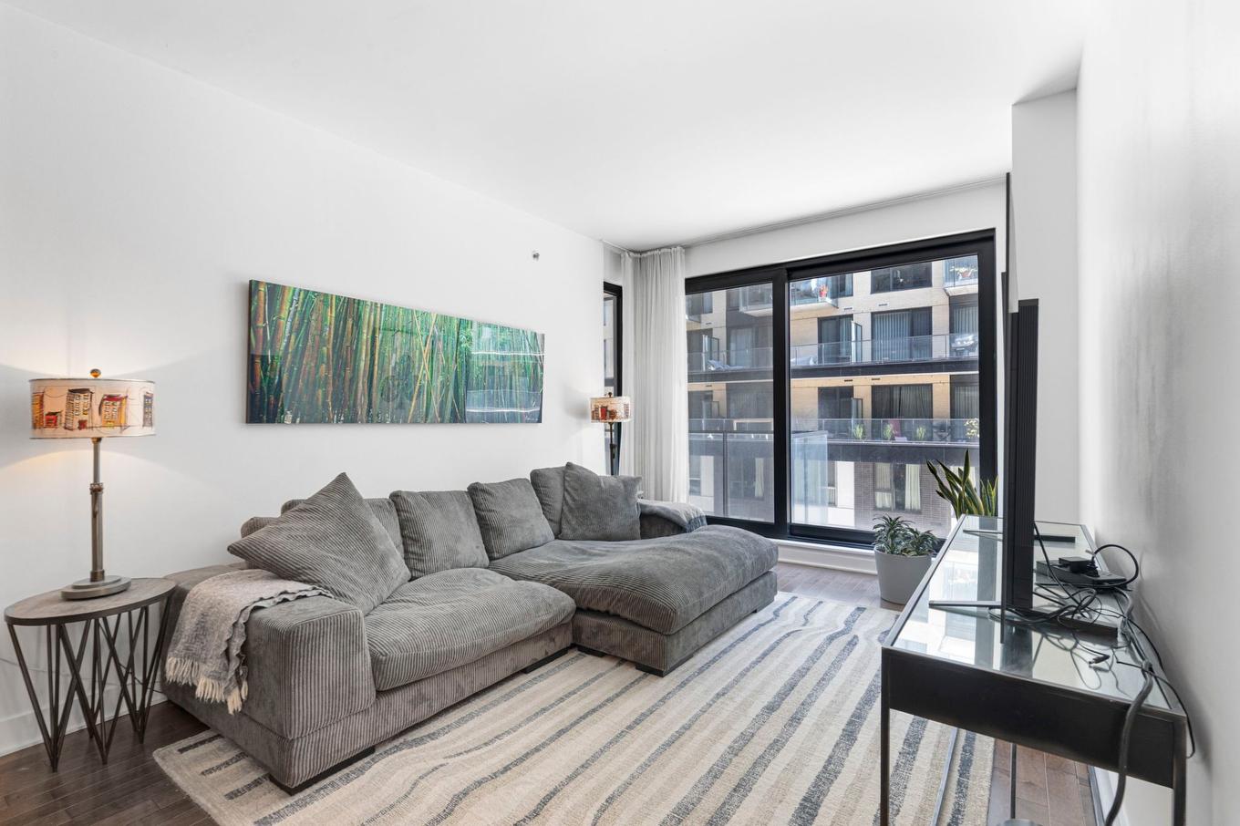 Salon - 308-1548 Rue Des Bassins, Montréal (Le Sud-Ouest), QC - Indoor Photo Showing Living Room
