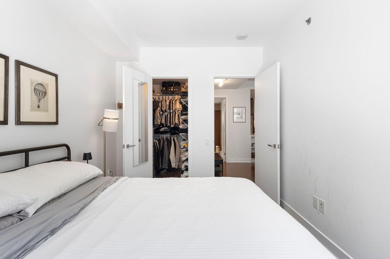 Chambre à coucher principale - 308-1548 Rue Des Bassins, Montréal (Le Sud-Ouest), QC - Indoor Photo Showing Bedroom