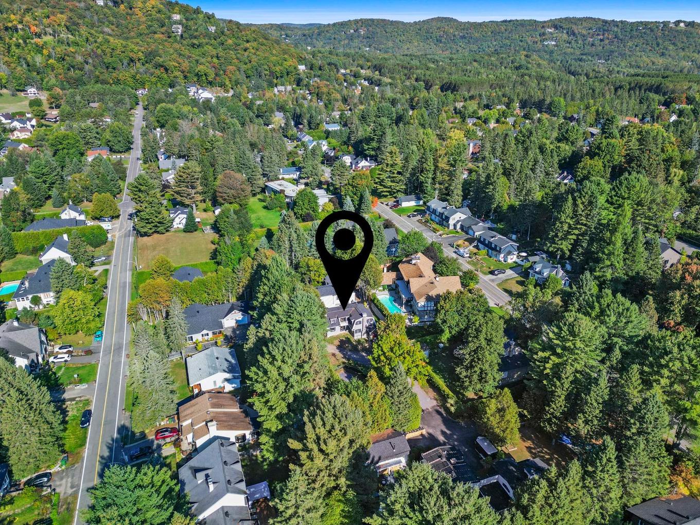 Photo aérienne - 54 Av. Lafleur N., Saint-Sauveur, QC - Outdoor With View