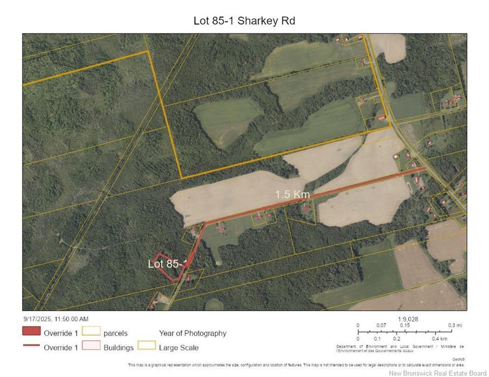 3 Acre Sharkey Rd, Jacksontown, NB