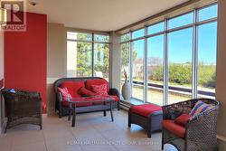 Penthouse sunroom. -