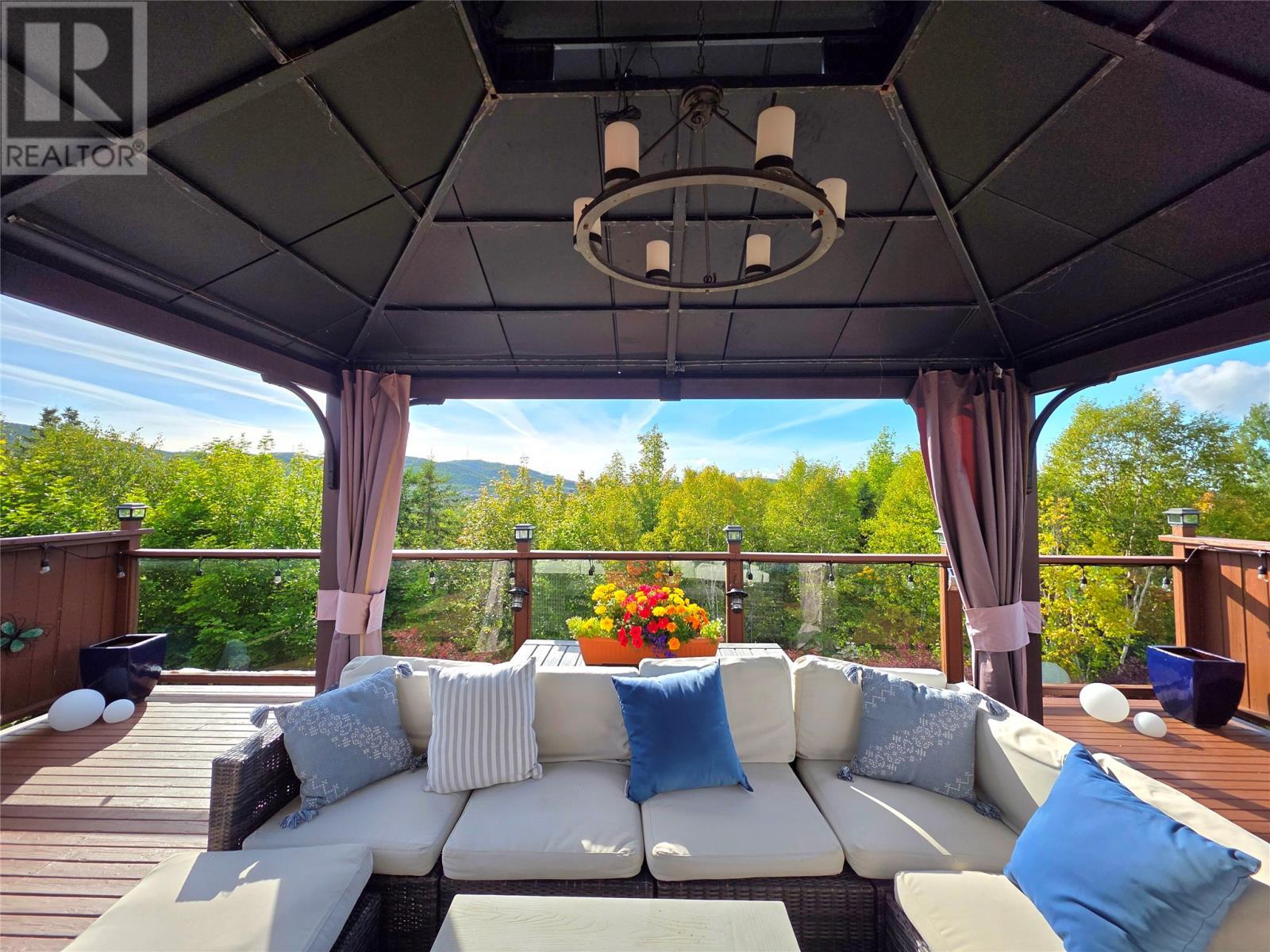 19 Raymond Heights, Corner Brook, NL - Outdoor With Deck Patio Veranda With Exterior