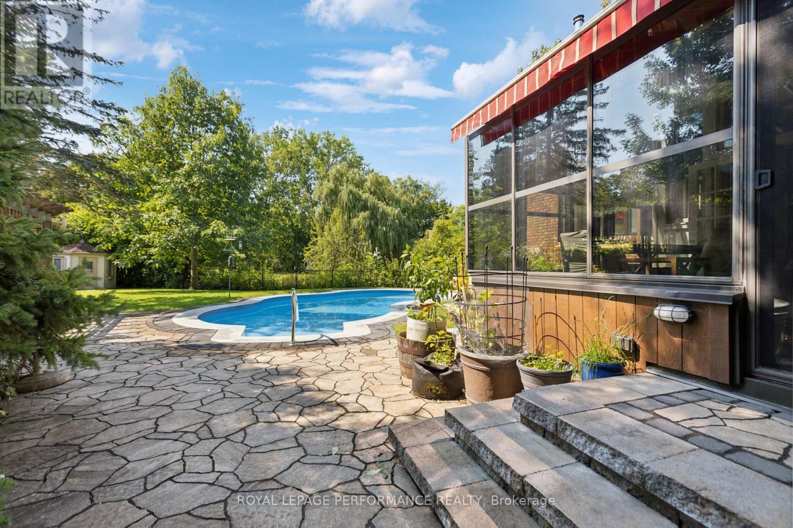 55 Delong Drive, Ottawa, ON - Outdoor With In Ground Pool