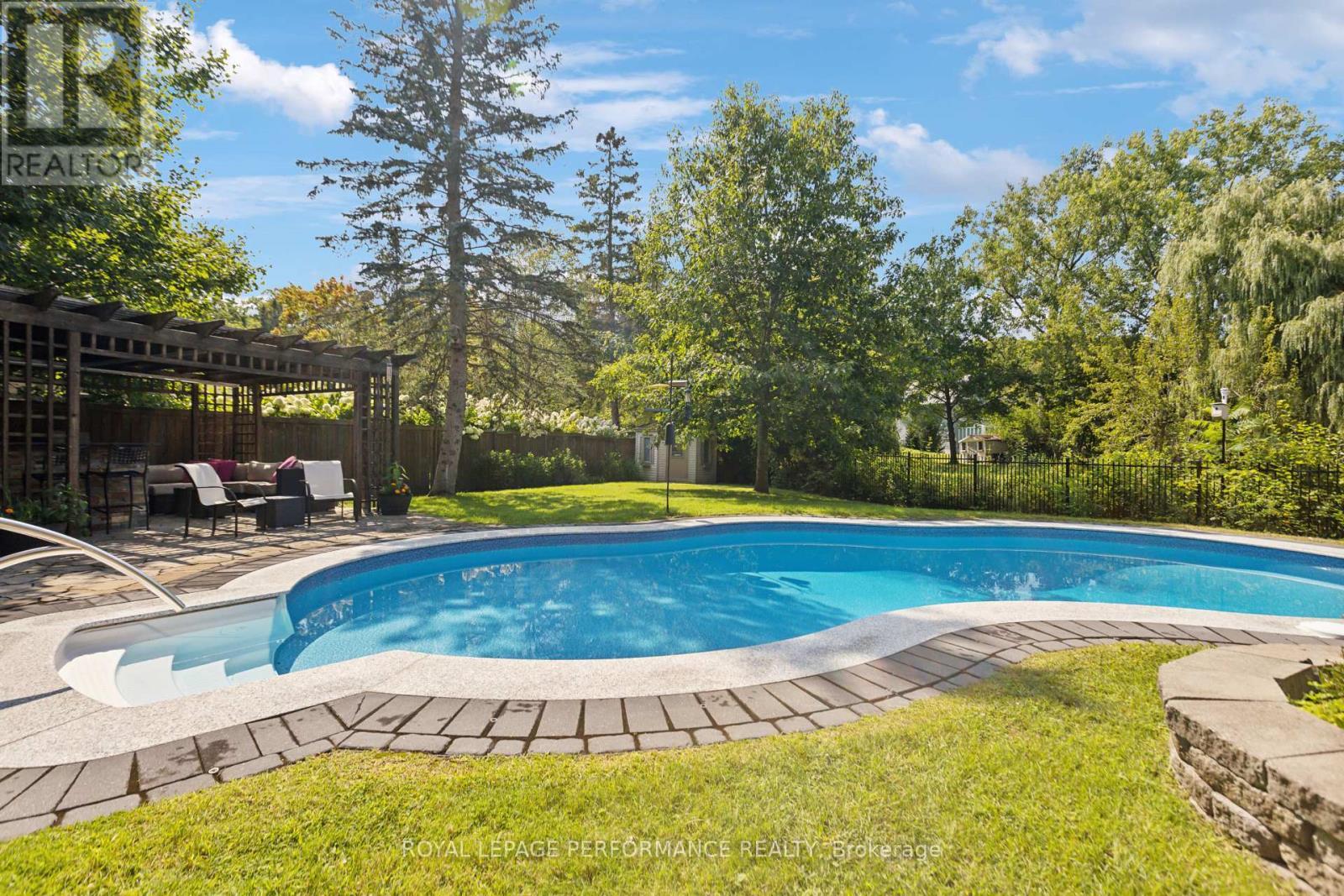55 Delong Drive, Ottawa, ON - Outdoor With In Ground Pool With Backyard