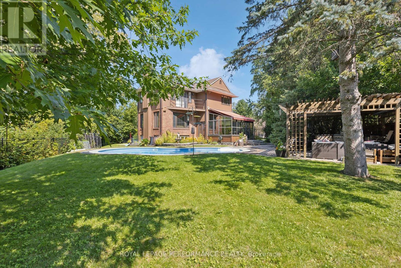 55 Delong Drive, Ottawa, ON - Outdoor With In Ground Pool With Backyard