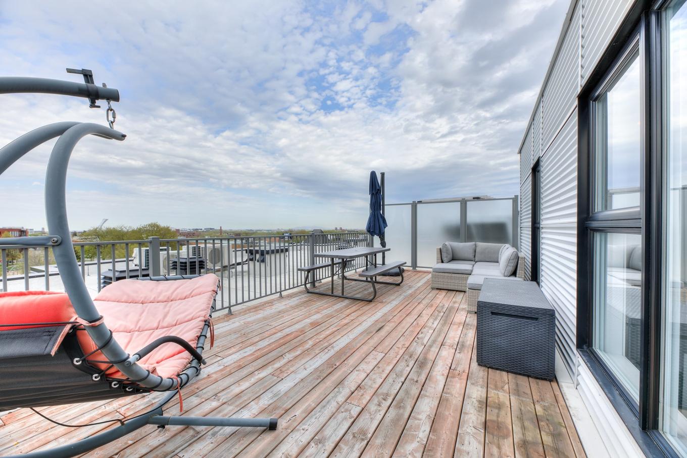 Balcon - 409-5700 Rue Garnier, Montréal (Rosemont/La Petite-Patrie), QC - Outdoor With Deck Patio Veranda With Exterior