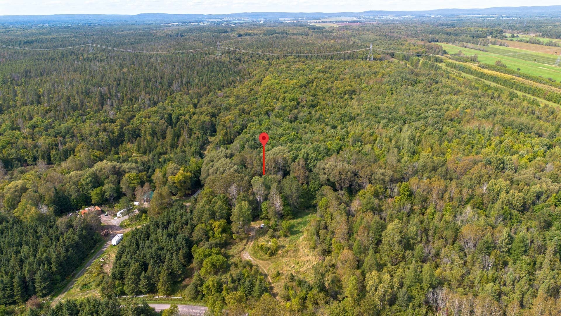 Photo aérienne - 3E Rang O., Deschambault-Grondines, QC