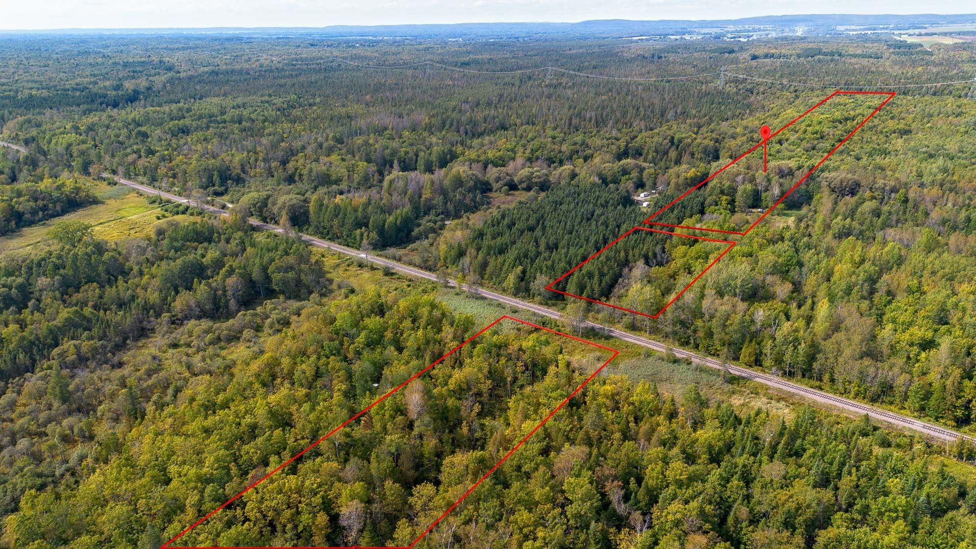 Photo aérienne - 3E Rang O., Deschambault-Grondines, QC