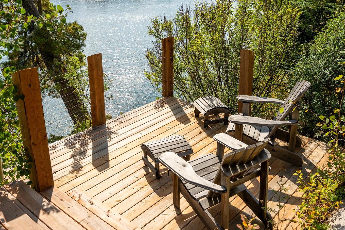 63 S Poplar Bay, District Of Kenora, ON - Outdoor With Body Of Water With Deck Patio Veranda