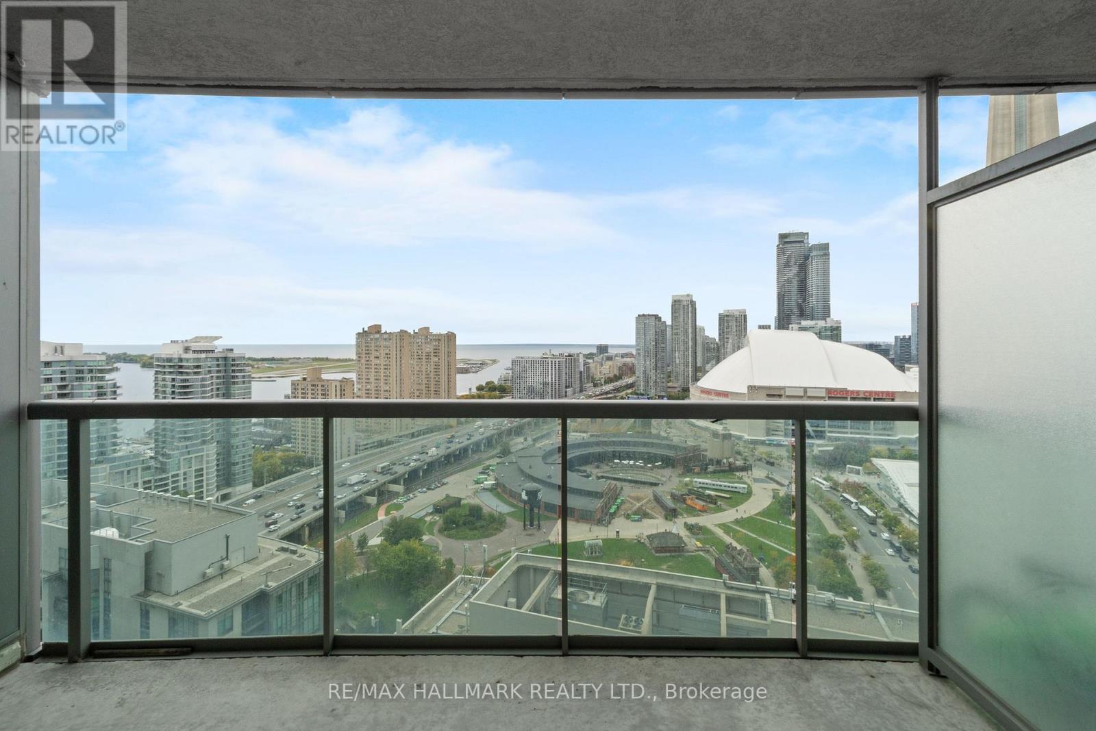 3211 - 30 Grand Trunk Crescent, Toronto, ON - Outdoor With Balcony With View