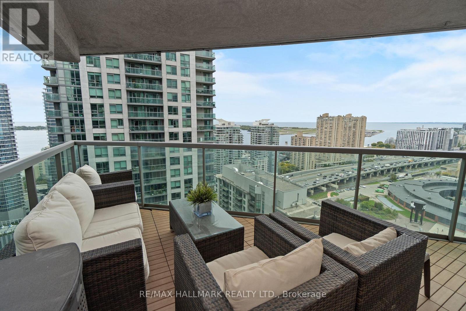 3211 - 30 Grand Trunk Crescent, Toronto, ON - Outdoor With Balcony