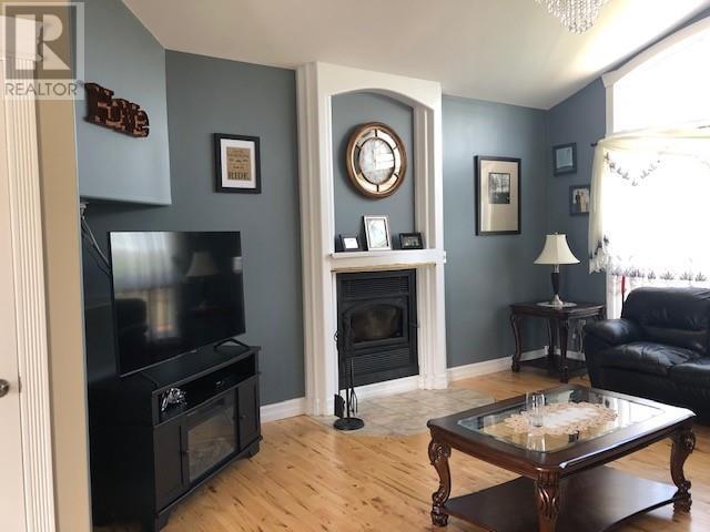 5 Local Road, Mainland, NL - Indoor Photo Showing Living Room With Fireplace