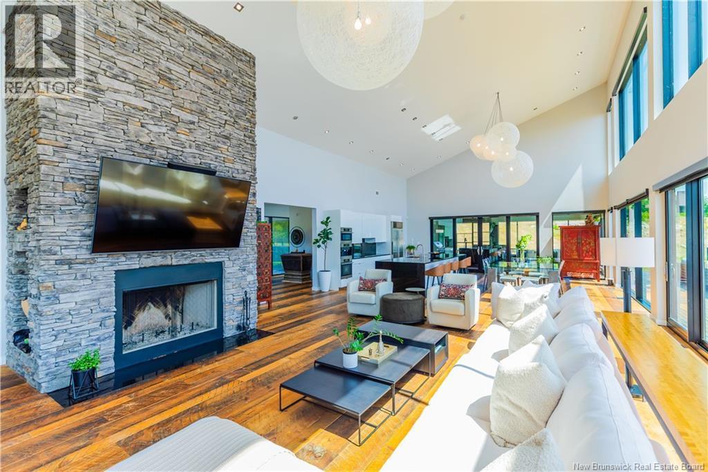 1191 Route 785, Utopia, NB - Indoor Photo Showing Living Room With Fireplace