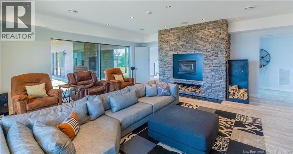 1191 Route 785, Utopia, NB - Indoor Photo Showing Living Room With Fireplace