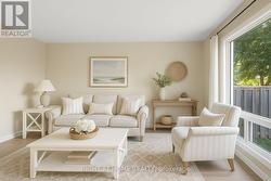 virtually staged living room -