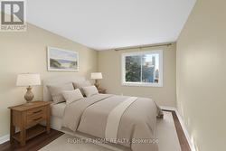 virtually staged bedroom -