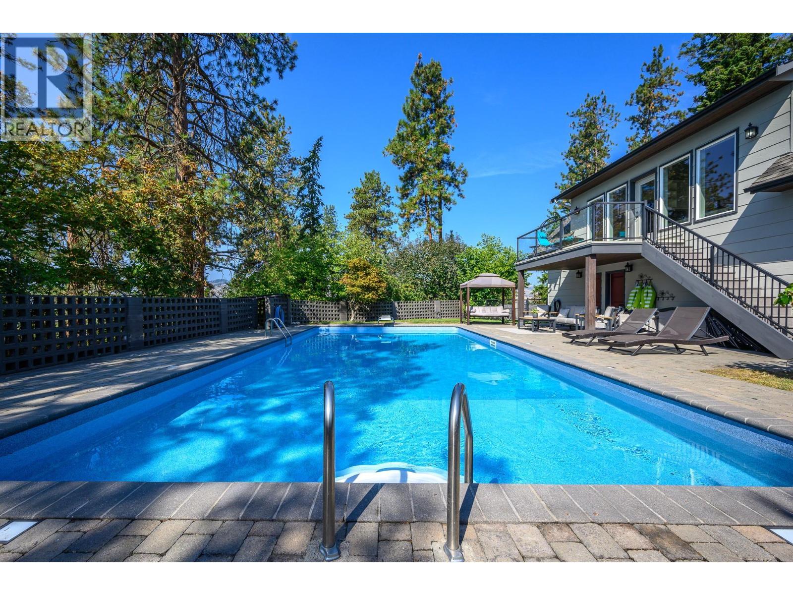 2202 26 Street, Vernon, BC - Outdoor With In Ground Pool With Backyard