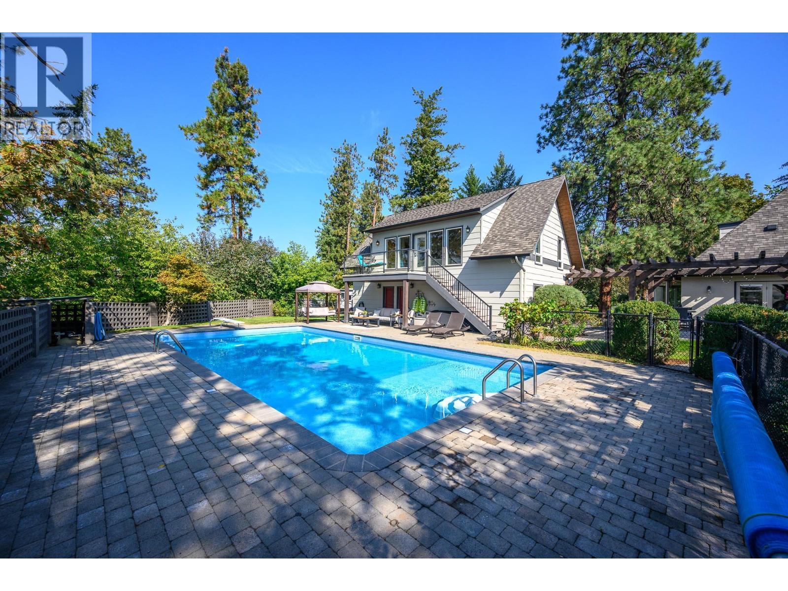 2202 26 Street, Vernon, BC - Outdoor With In Ground Pool With Deck Patio Veranda With Backyard