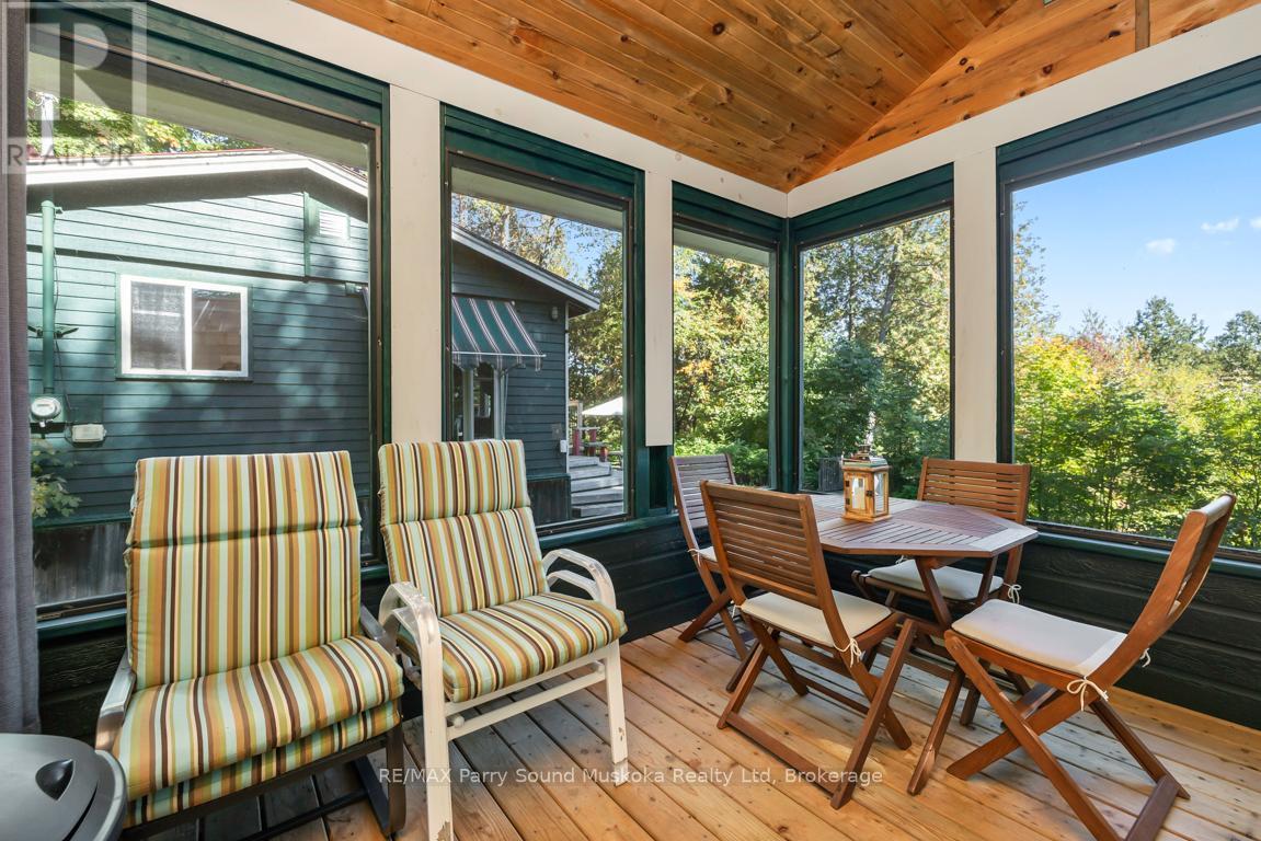 Gazebo interior - 78 Captain Estates Road, Whitestone (Hagerman), ON - Outdoor With Deck Patio Veranda With Exterior