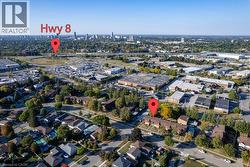 Aerial overview of property's location -