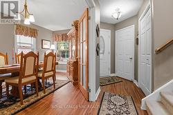 Dining room and front foyer -